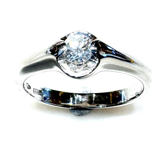 Ringe Ititoli Dame Diamond XL in Weißgold Diamante 0.20 Ct AS0917#BLBE - AS0917#BLBE